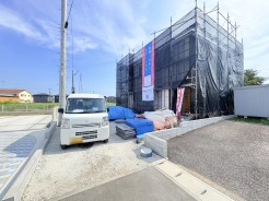 現況：建築中
上棟しました！