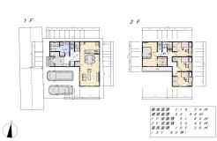 建物プラン例（3号地）建物面積105.30ｍ2