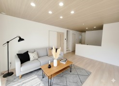 忙しい朝もしっかり家族が揃って食事をして頂けるゆとりある大きさのLDK