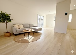 忙しい朝もしっかり家族が揃って食事をして頂けるゆとりのLDK
※家具はイメージパースとなります。
モデル棟