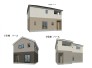 1～3号棟　パース
※パースは図面を基に作成しているため、実際とは多少異なります。