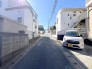 接道状況：西側約3.3ｍ公道、東側約3.8ｍ私道