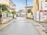 接道状況：北側約3.8ｍ公道、西側約4.5ｍ私道

